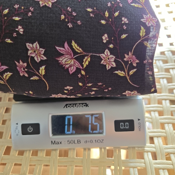 Jessica Simpson Blouse Size 3x Dark Floral Popover Black Pink Whimsigoth Fairy - Picture 12 of 12